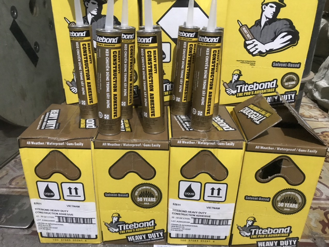 Phân biệt keo Titebond chính hãng và giả 