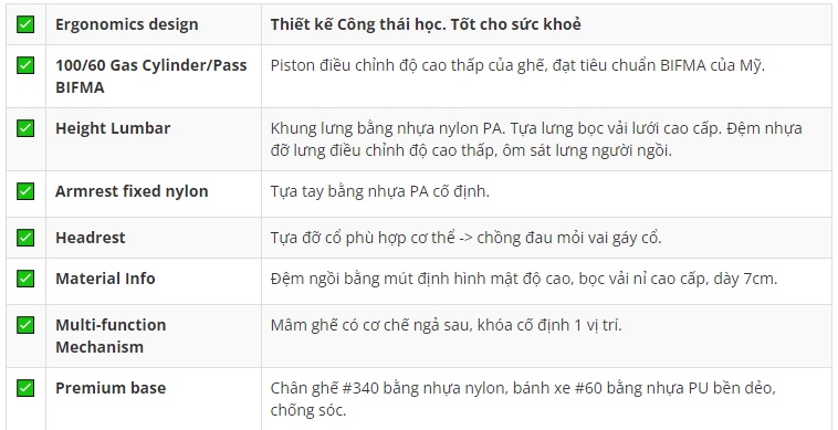 ghế văn phòng