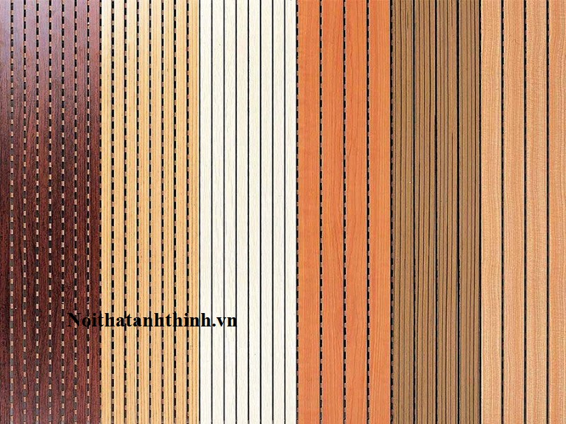 vách gỗ tiêu âm soi rãnh