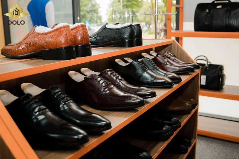 Giày da nam đế bằng