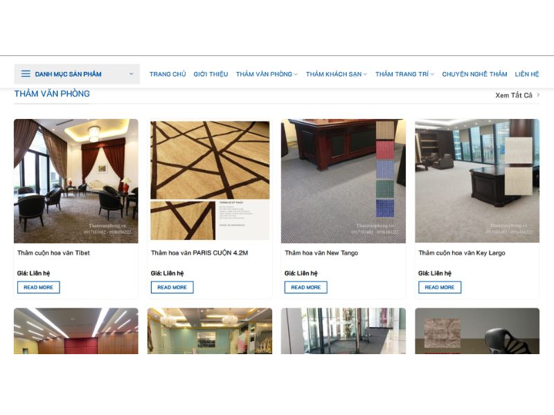 Địa chỉ cung cấp thảm văn phòng uy tín tại Hà Nội