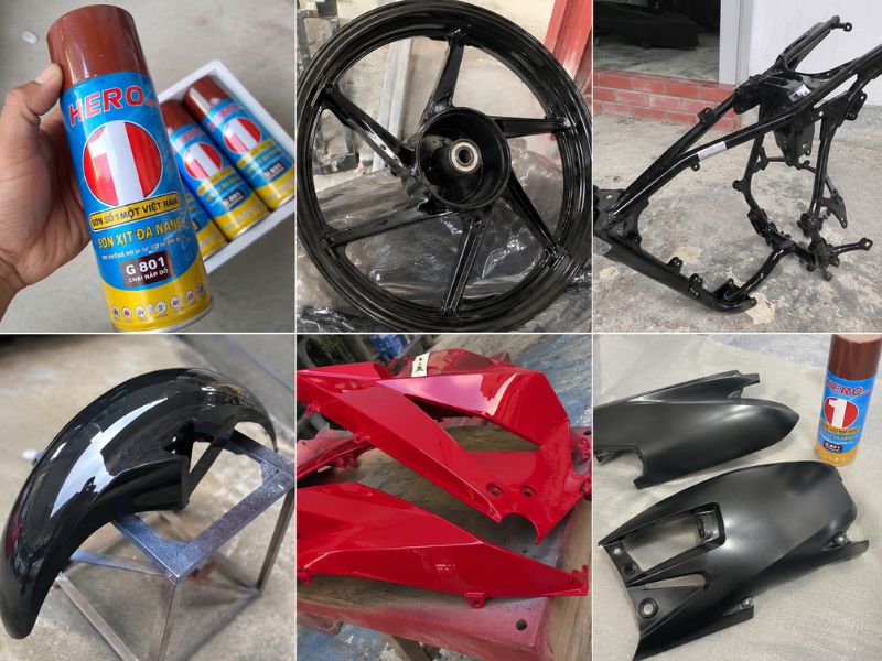 Sơn xe máy và phụ kiện