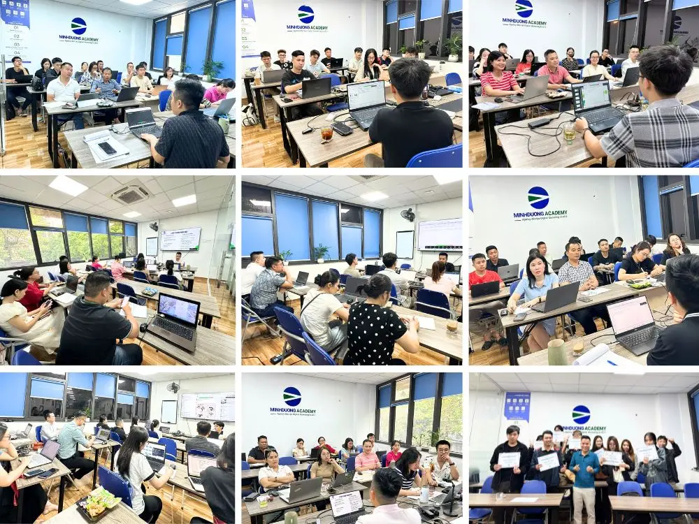 Khóa học TikTok thực chiến tại Minh Dương Media giúp học viên xây dựng kênh TikTok từ cơ bản đến nâng cao