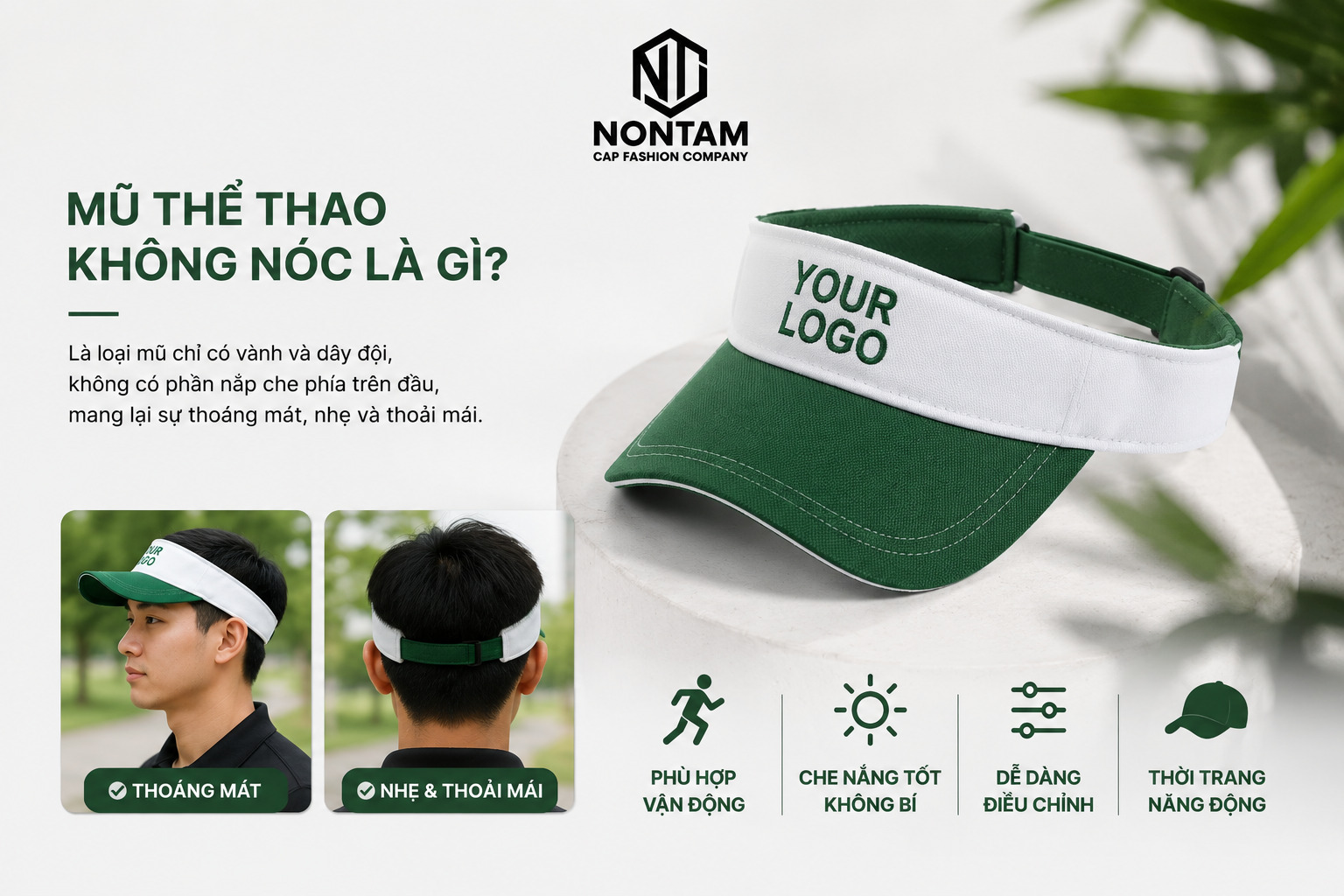 Mũ thể thao không nóc là gì