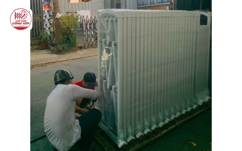 cổng xếp trong nước