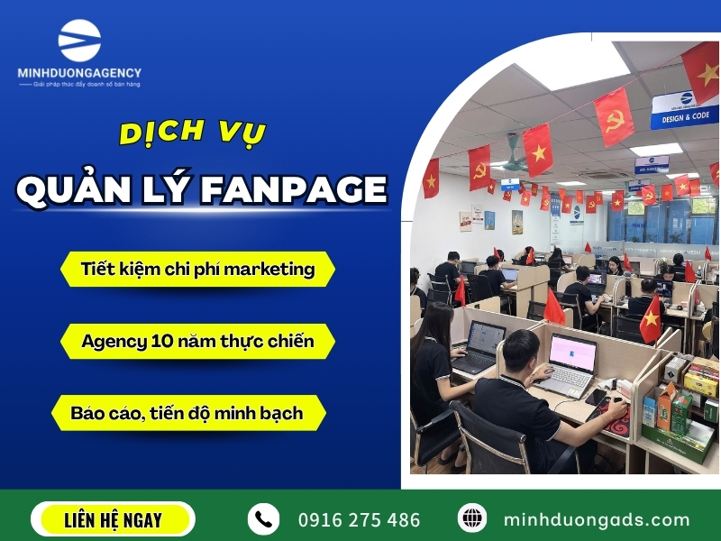 dịch vụ quản trị fanpage