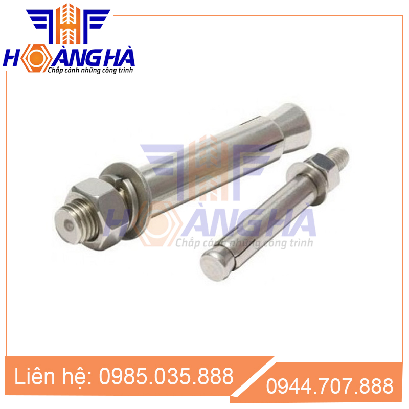 Các kích thước bu lông nở inox 304