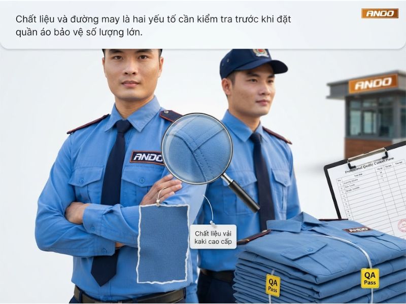 Chất liệu quần áo bảo vệ may sẵn