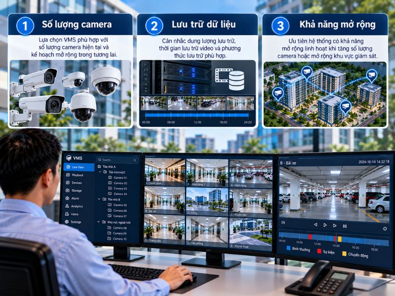 Giải pháp quản lý camera VMS tập trung