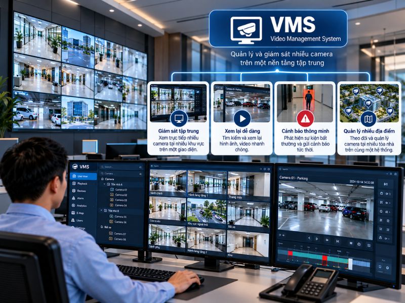 Hệ thống quản lý camera VMS