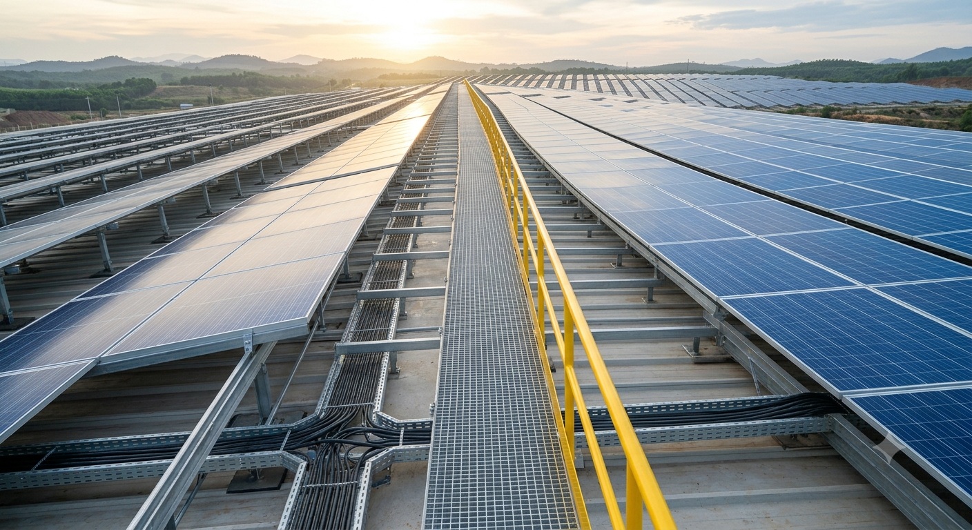 Thiết kế sàn thao tác solar