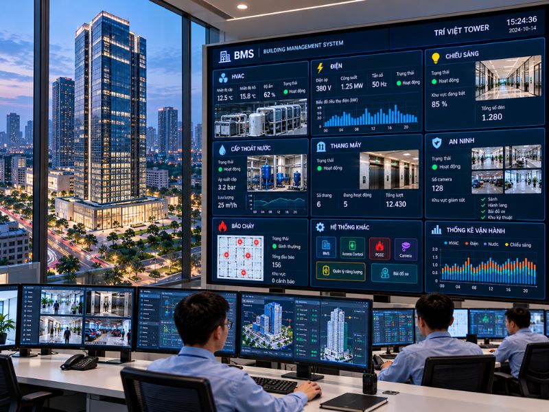 Ứng dụng BMS Johnson Controls cho tòa nhà